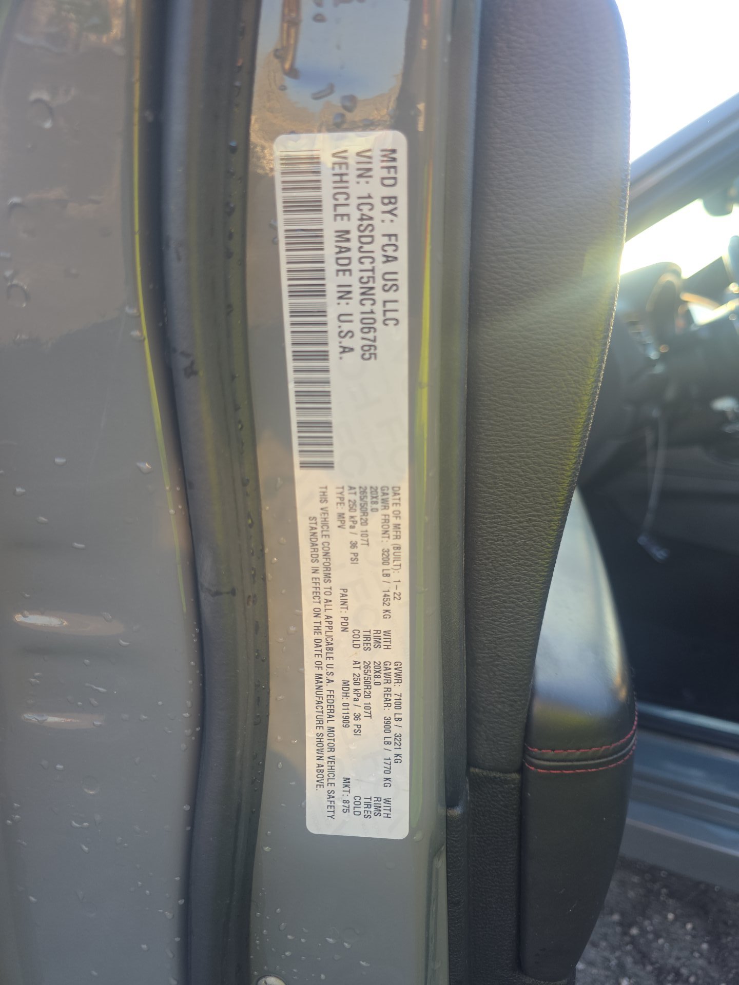 2022 Dodge Durango R/T AWD