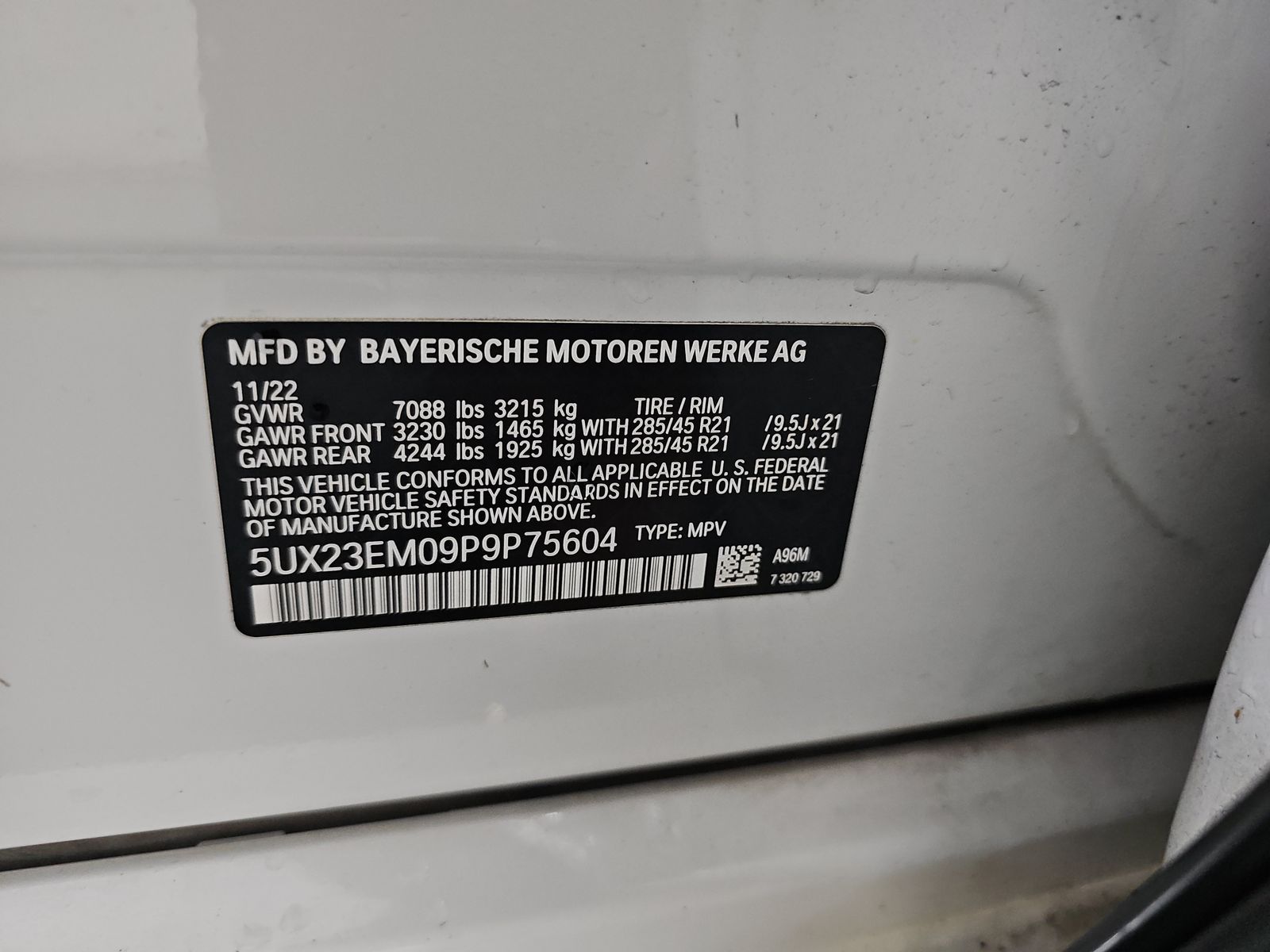 2023 BMW X7 xDrive40i AWD