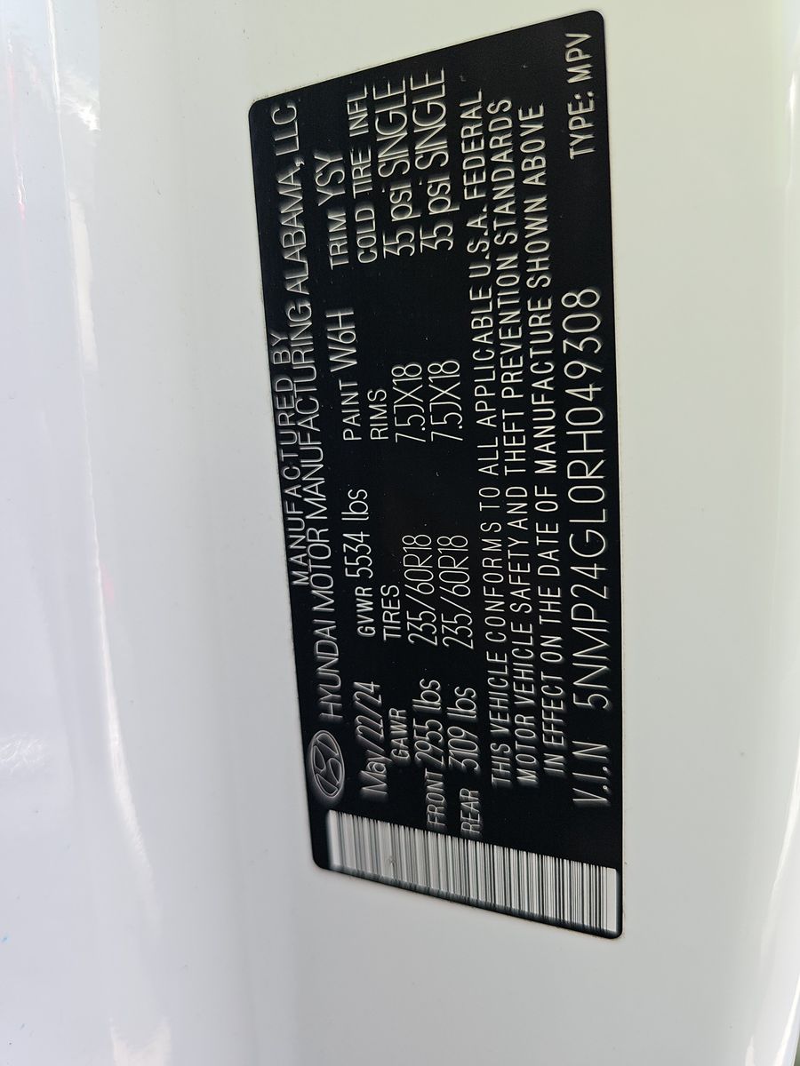 2024 Hyundai Santa Fe SEL FWD