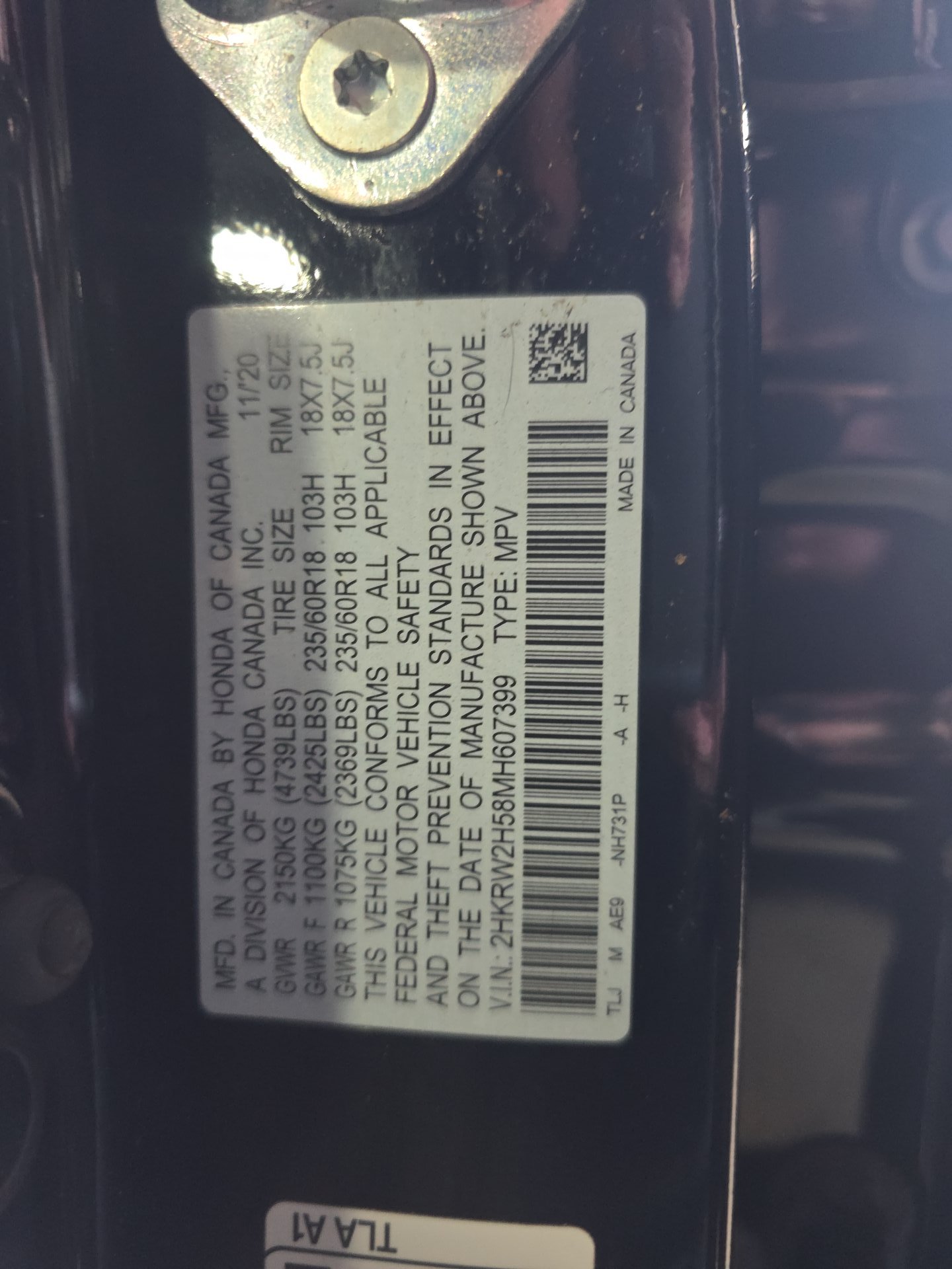 2021 Honda CR-V EX FWD