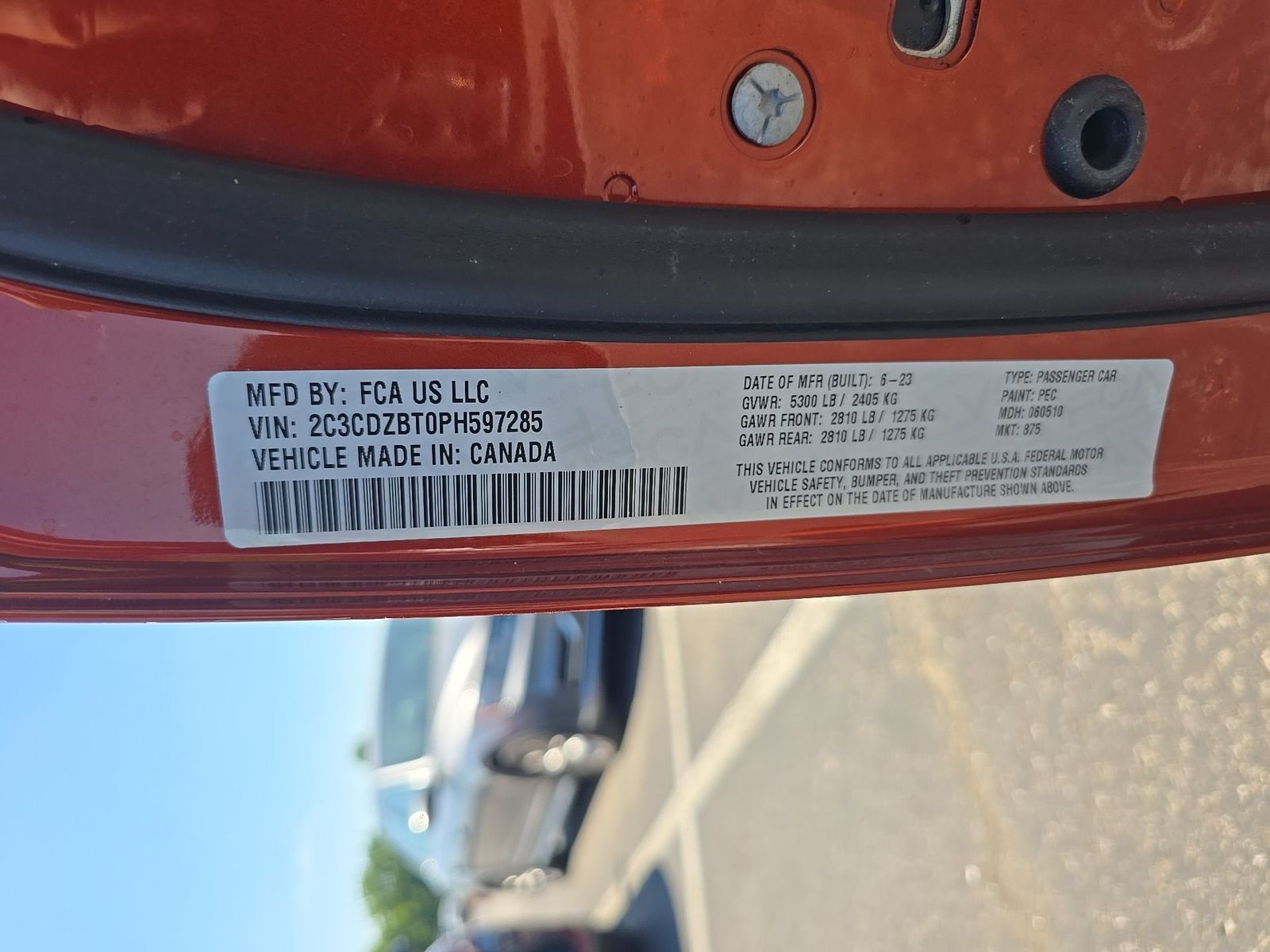 2023 Dodge Challenger R/T RWD