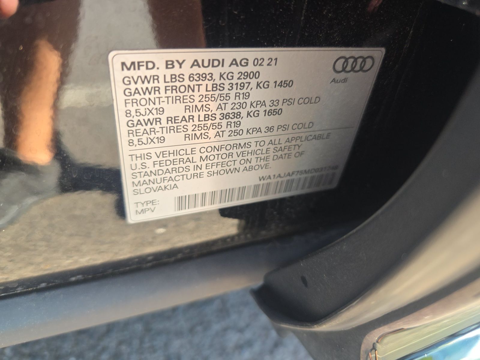 2021 Audi Q7 2.0T Premium AWD