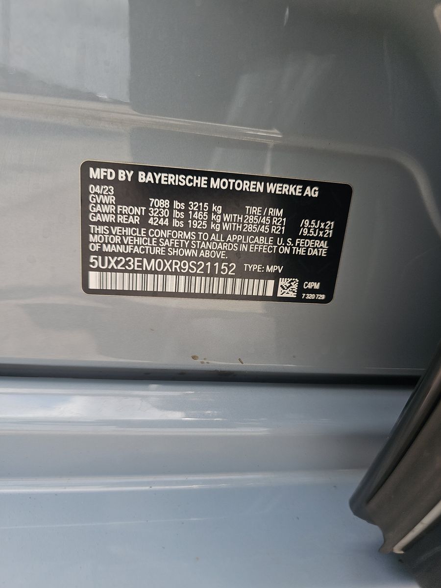 2024 BMW X7 xDrive40i AWD
