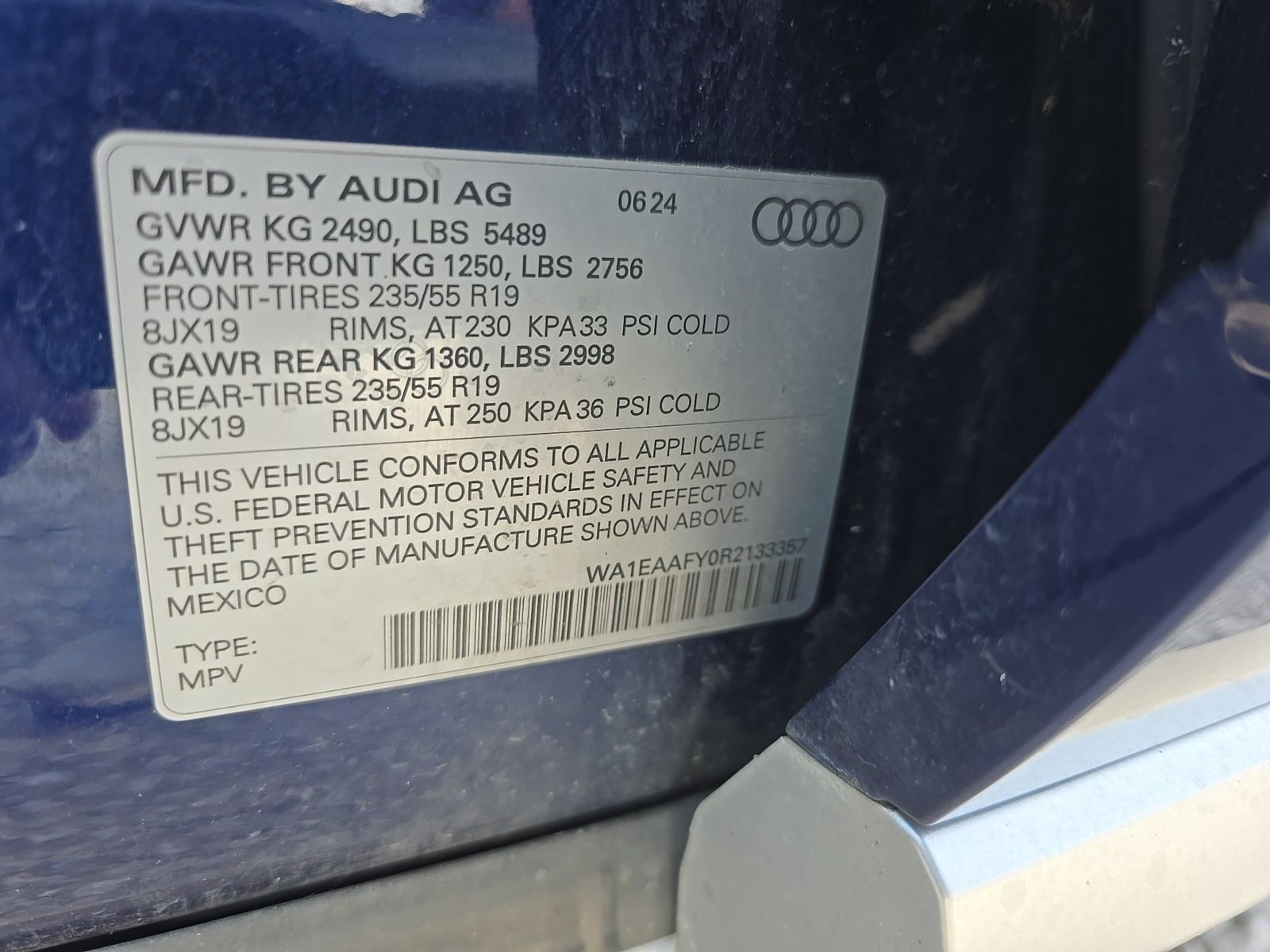 2024 Audi Q5 S line Premium Plus AWD