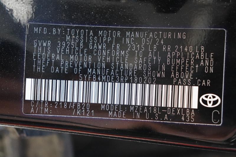 2024 Toyota Corolla LE FWD