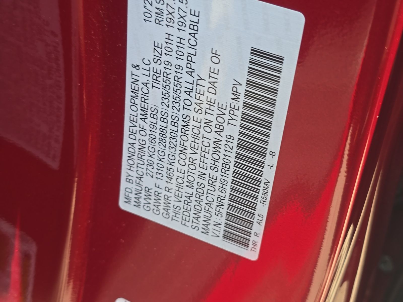 2024 Honda Odyssey Elite FWD