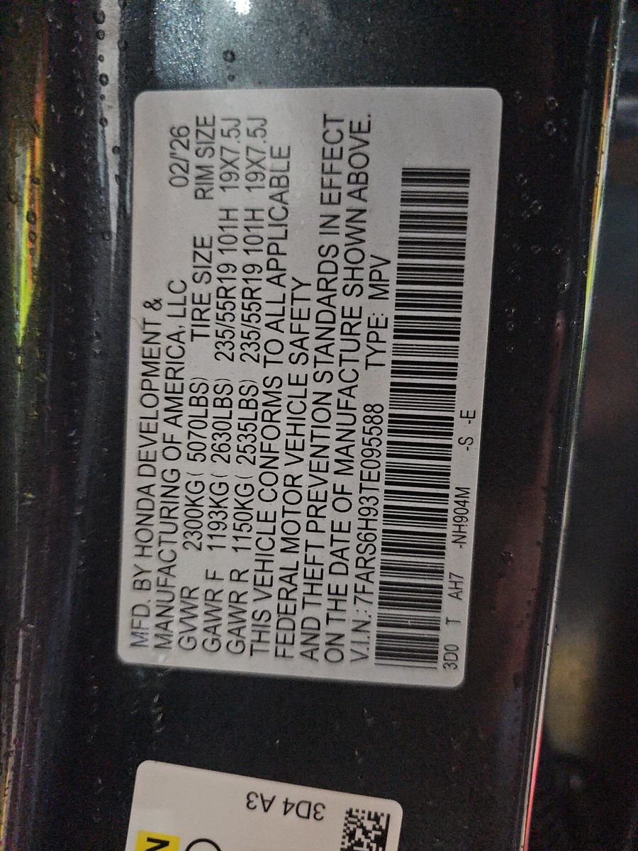 2026 Honda CR-V Hybrid Sport Touring AWD