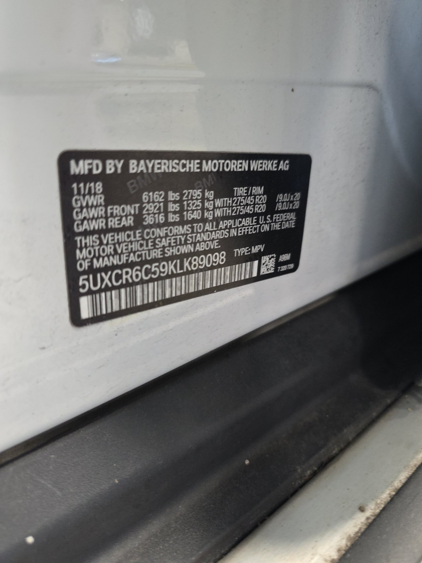 2019 BMW X5 xDrive40i AWD
