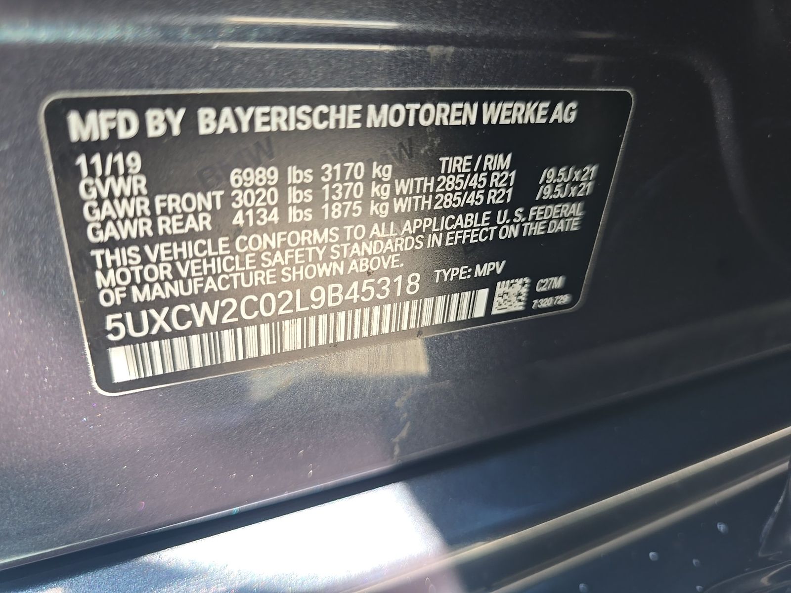 2020 BMW X7 xDrive40i AWD