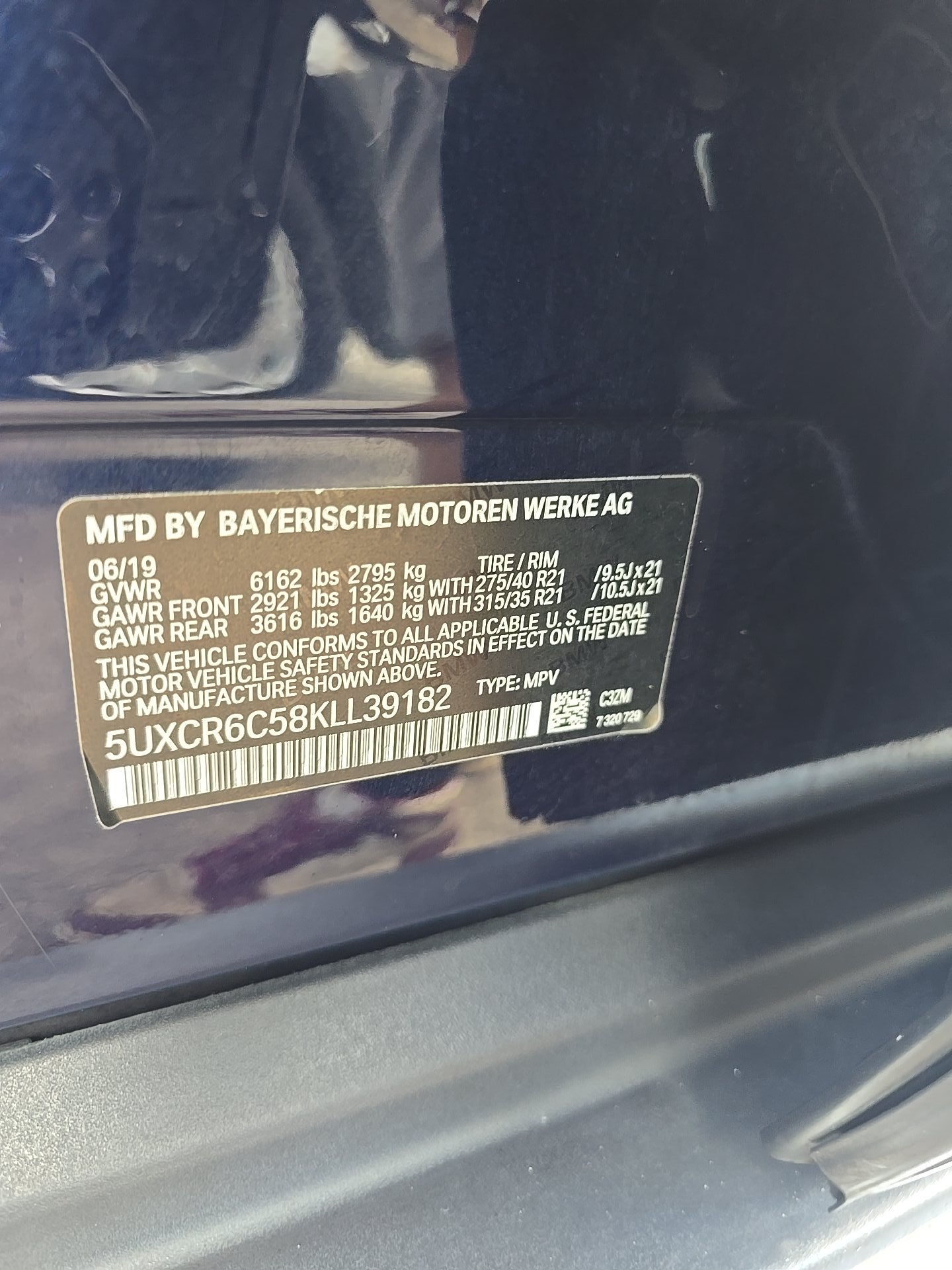 2019 BMW X5 xDrive40i AWD