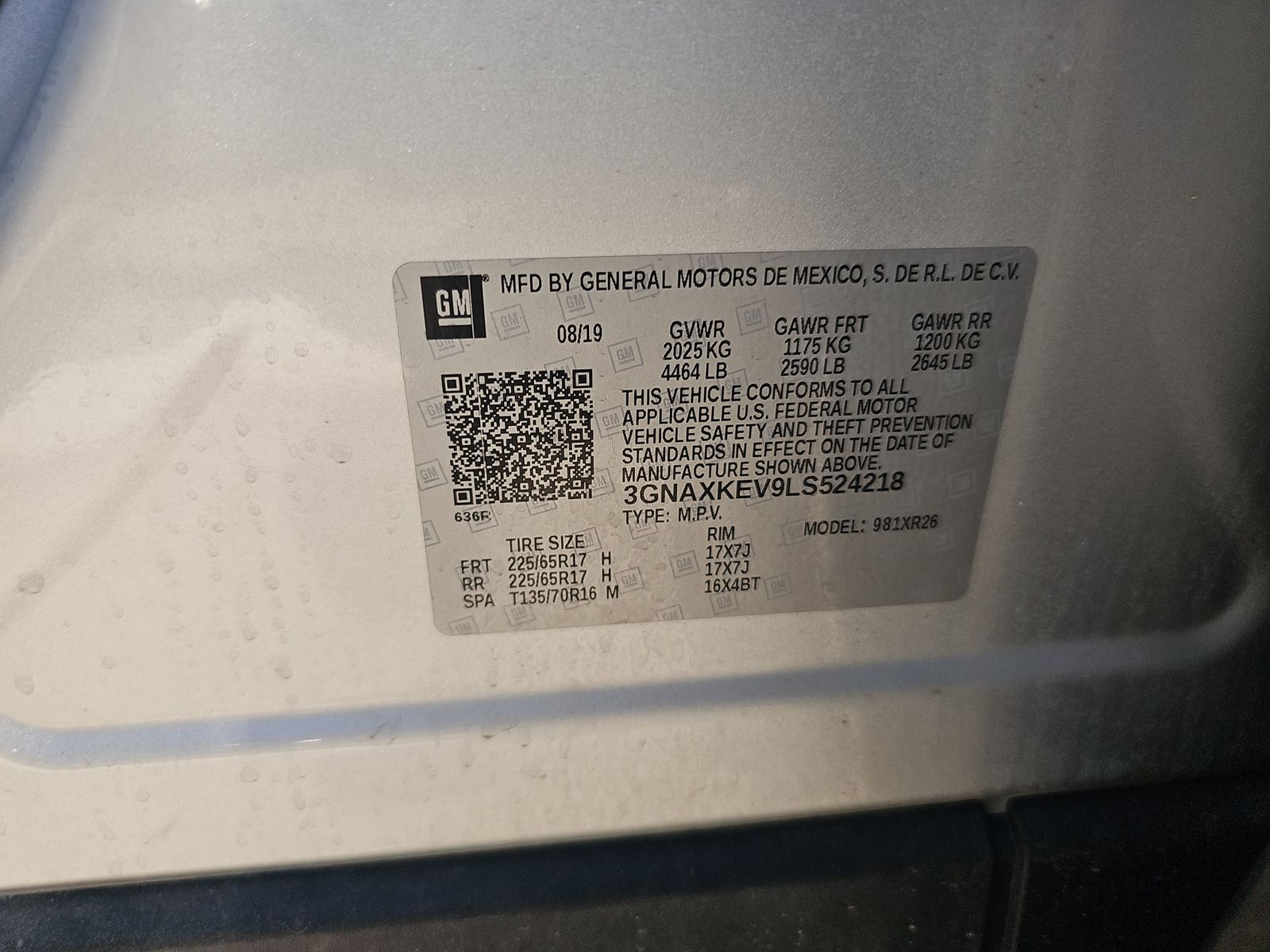 2020 Chevrolet Equinox LT FWD