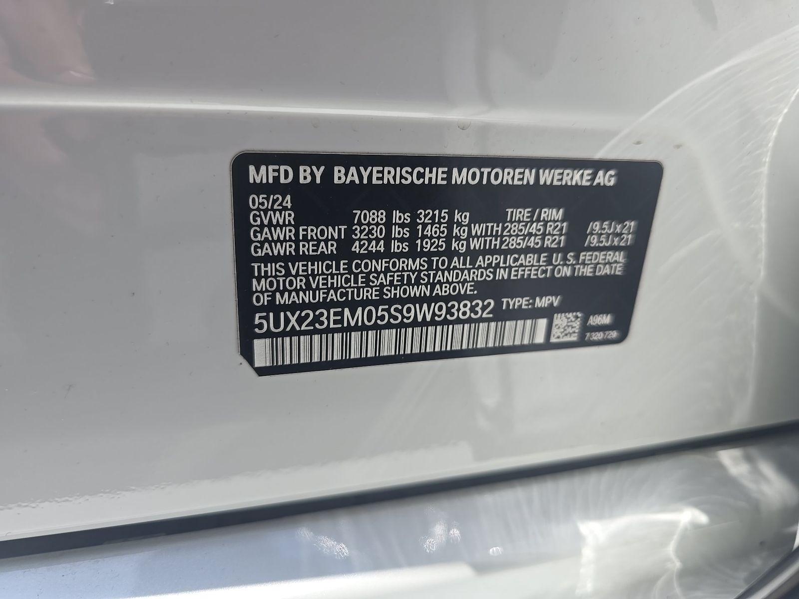 2025 BMW X7 xDrive40i AWD