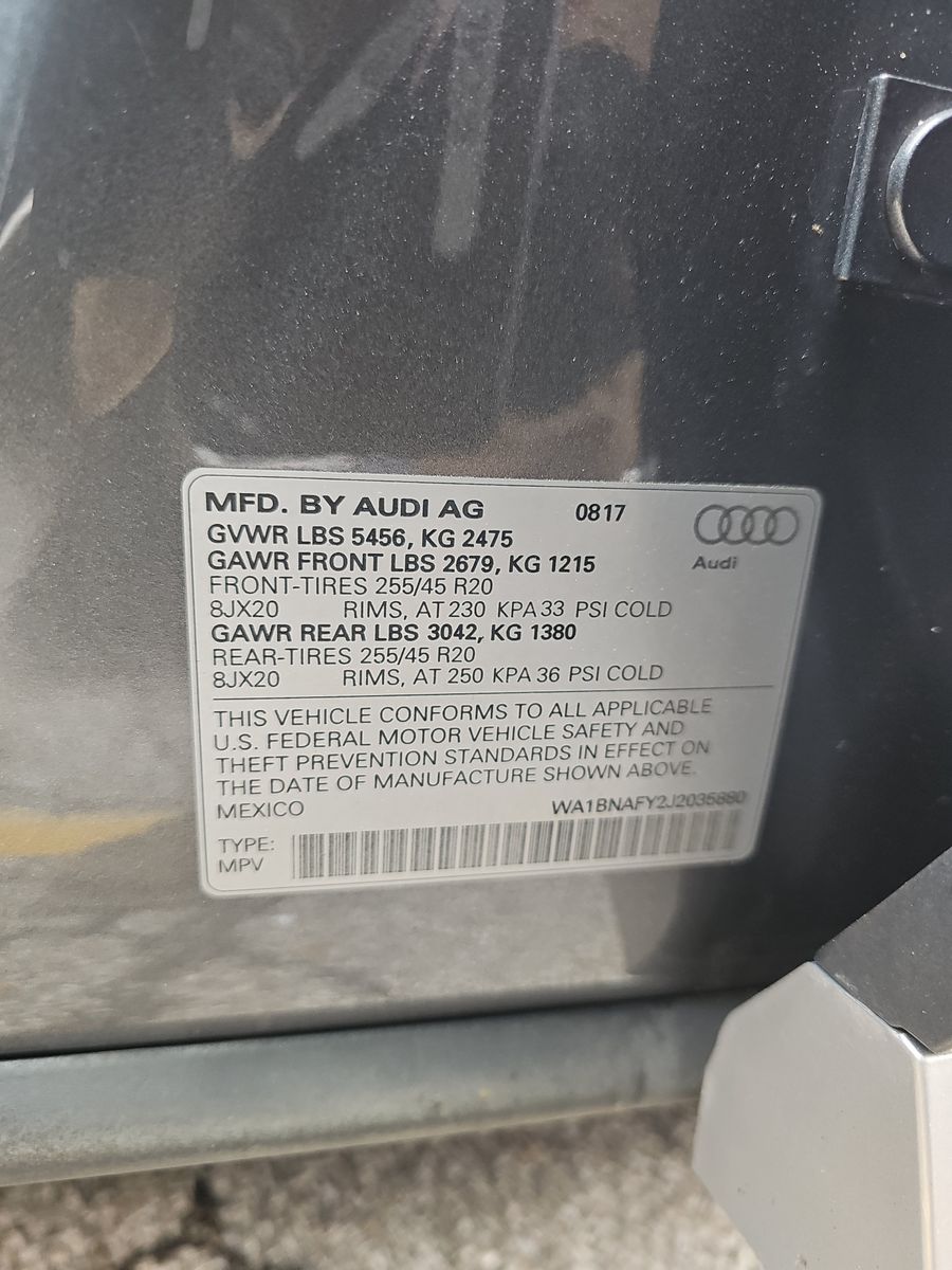2018 Audi Q5 Premium Plus AWD