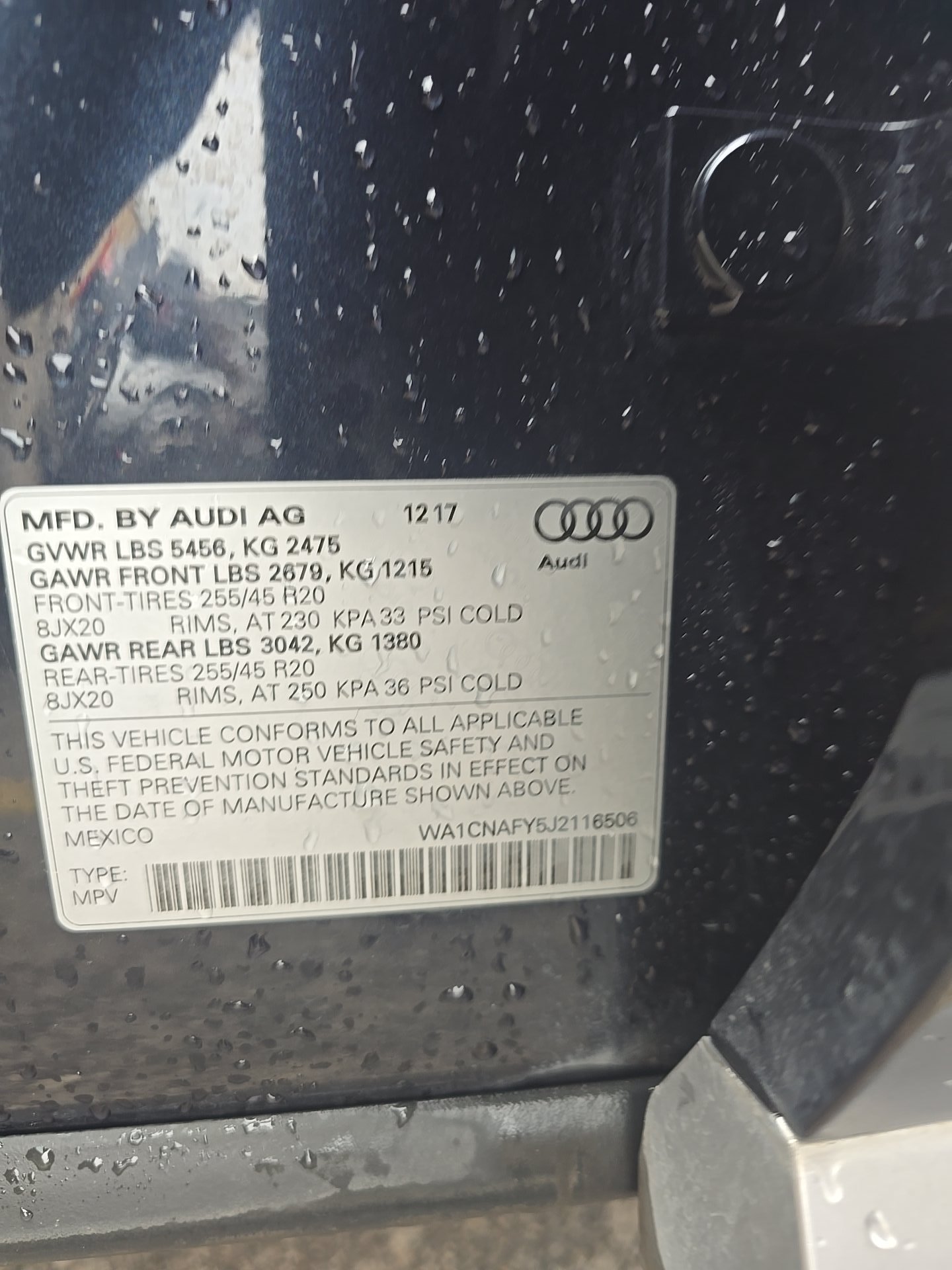 2018 Audi Q5 Prestige AWD