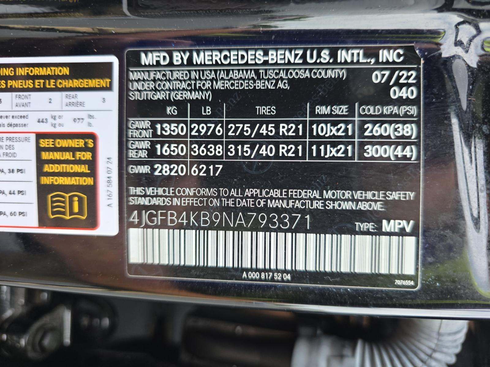 2022 Mercedes-Benz GLE GLE 350 AWD