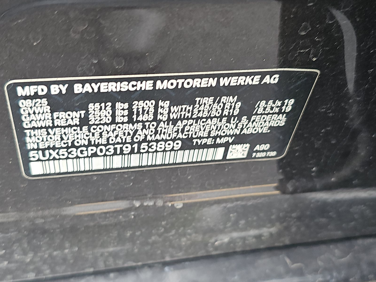 2026 BMW X3 30 xDrive AWD