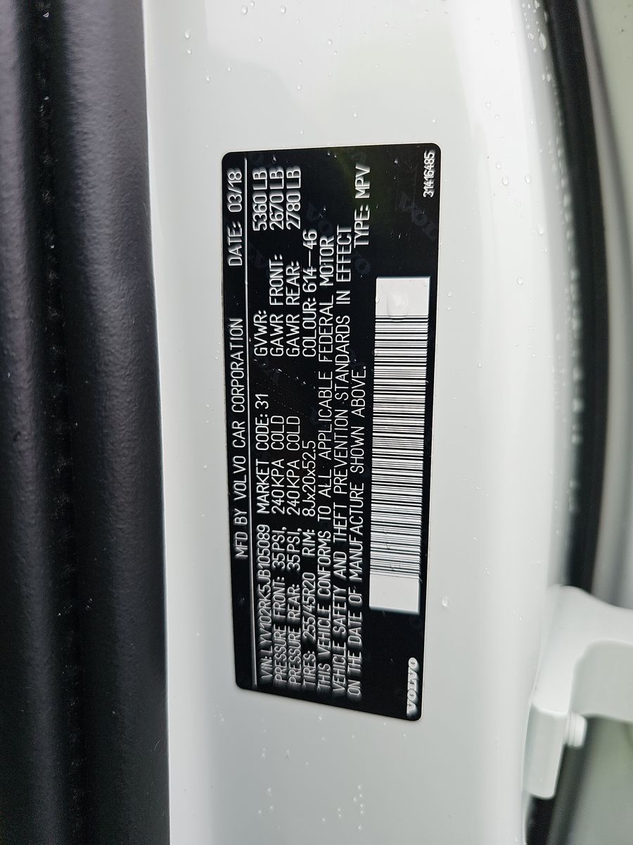 2018 Volvo XC60 T5 Momentum AWD