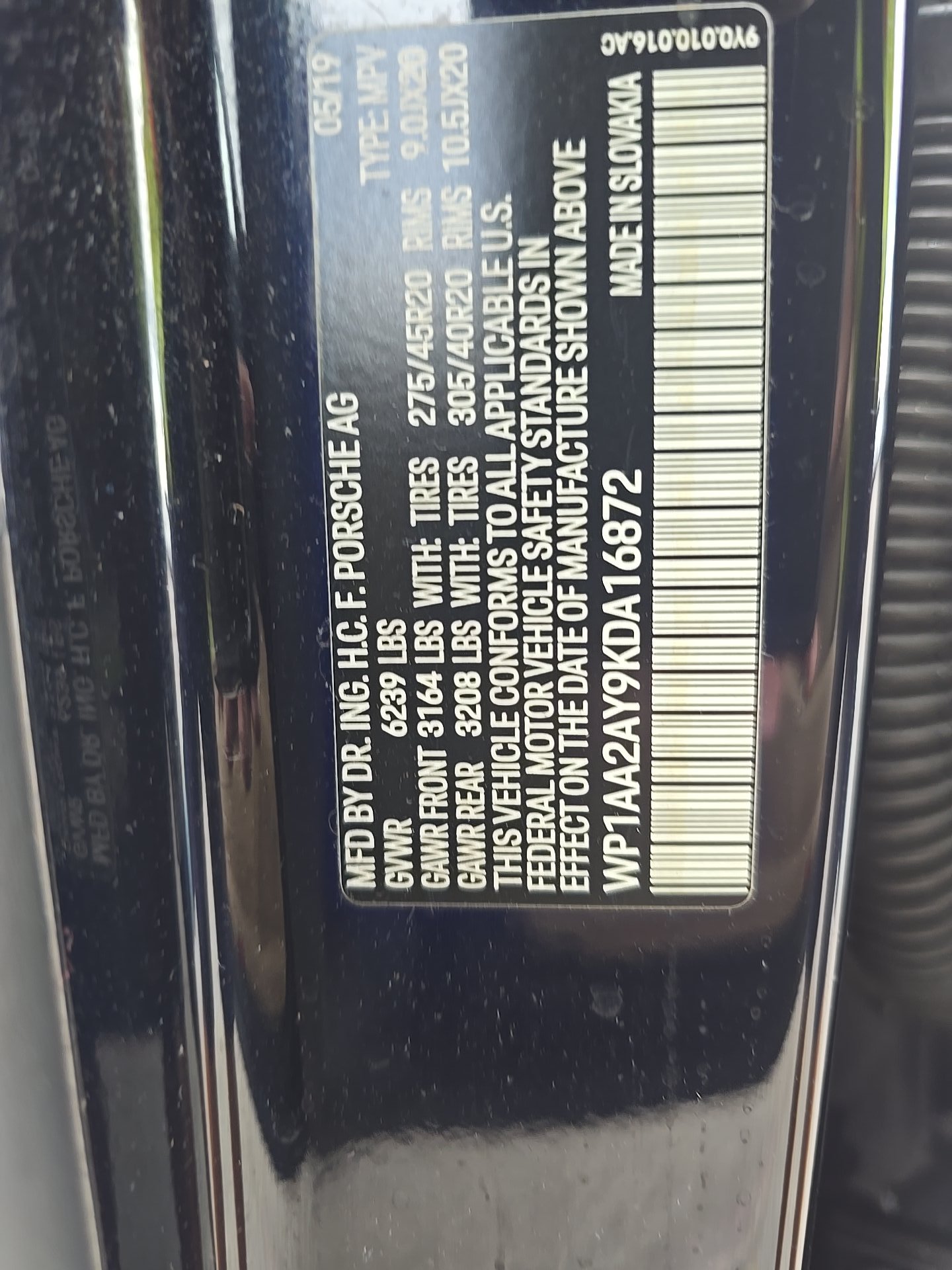 2019 Porsche Cayenne Base AWD