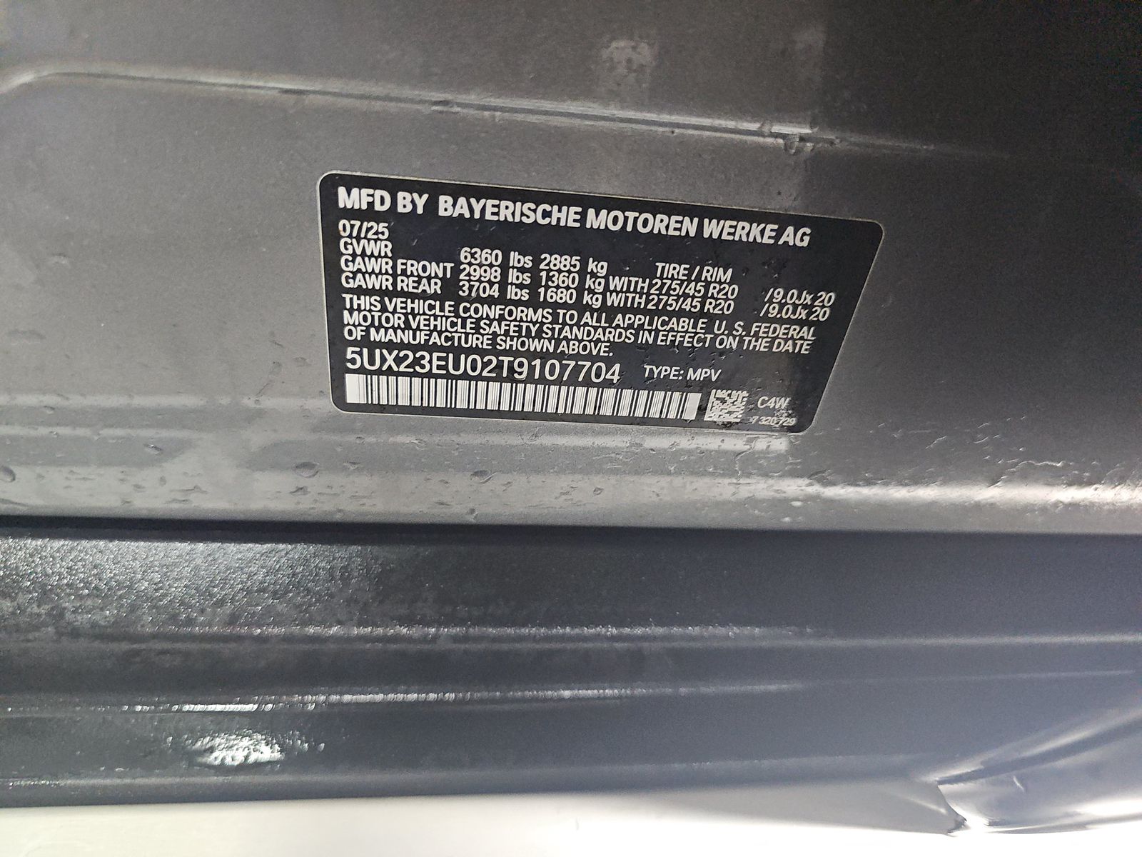 2026 BMW X5 xDrive40i AWD