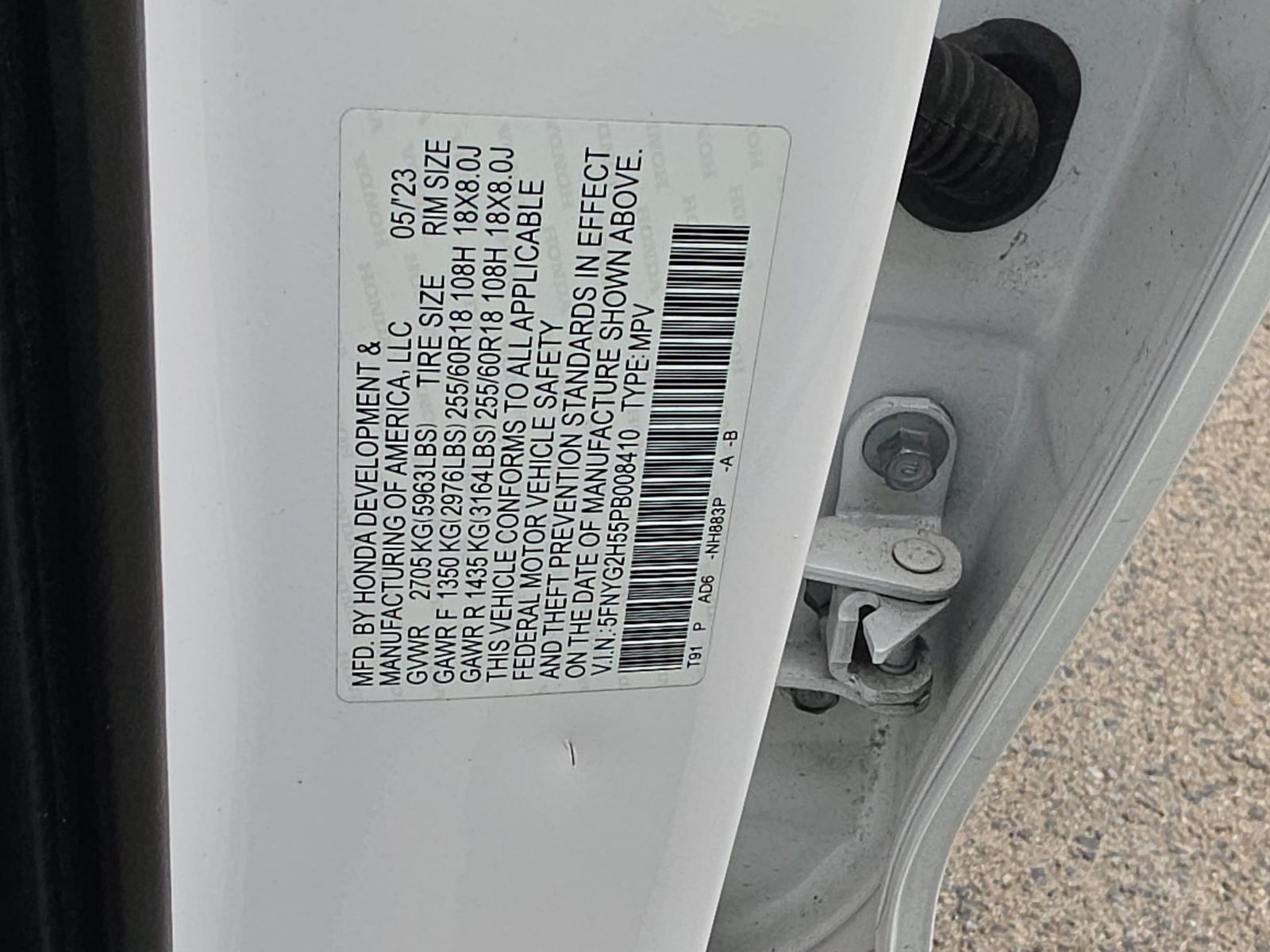 2023 Honda Pilot EX-L FWD
