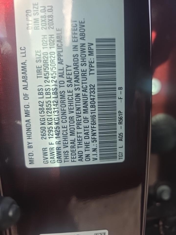 2020 Honda Pilot Touring AWD