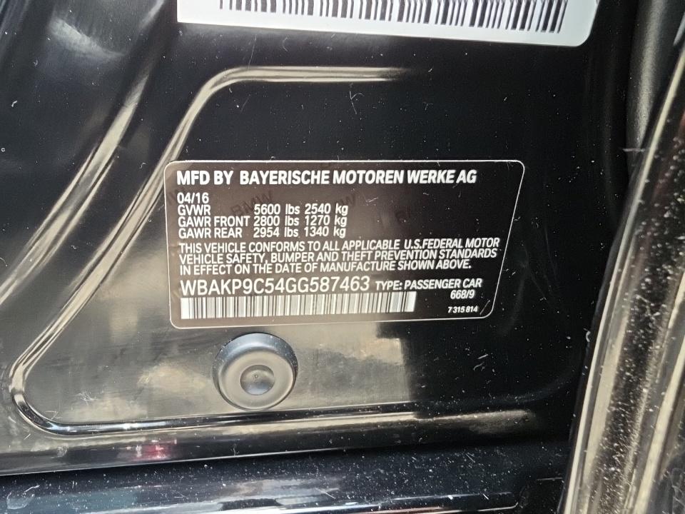 2016 BMW 5 Series 550i xDrive AWD