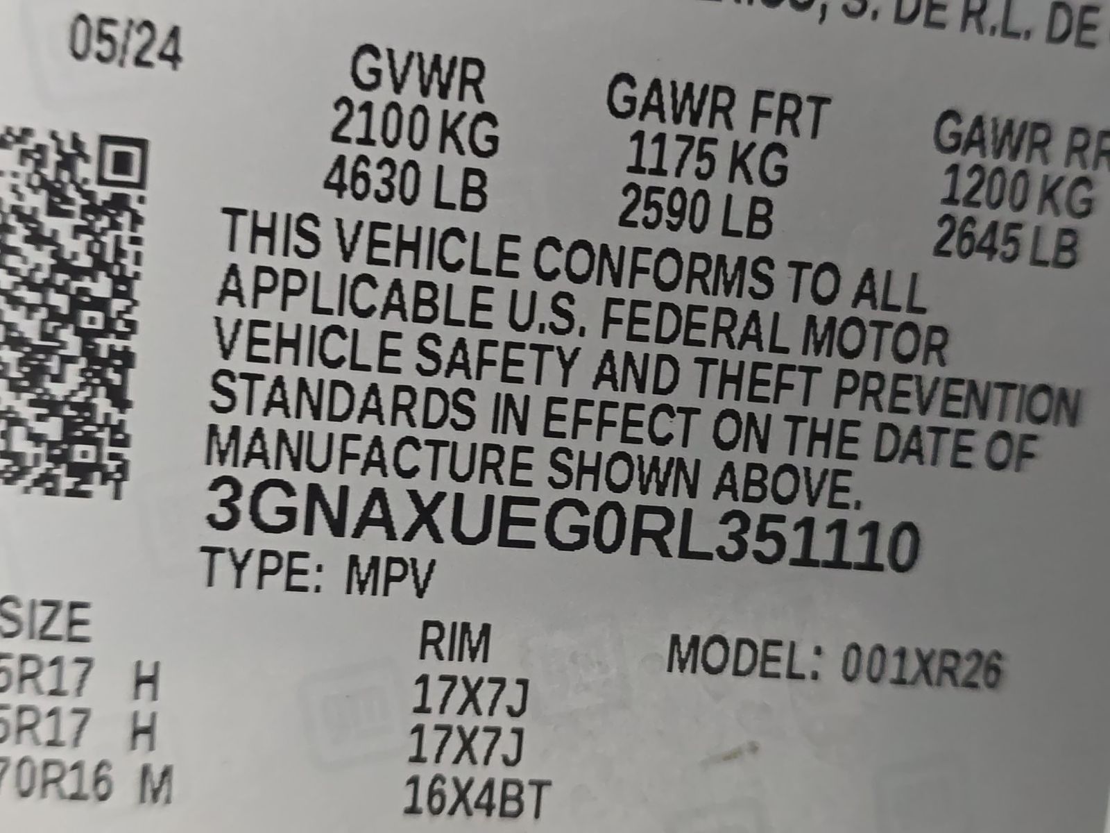 2024 Chevrolet Equinox LT AWD