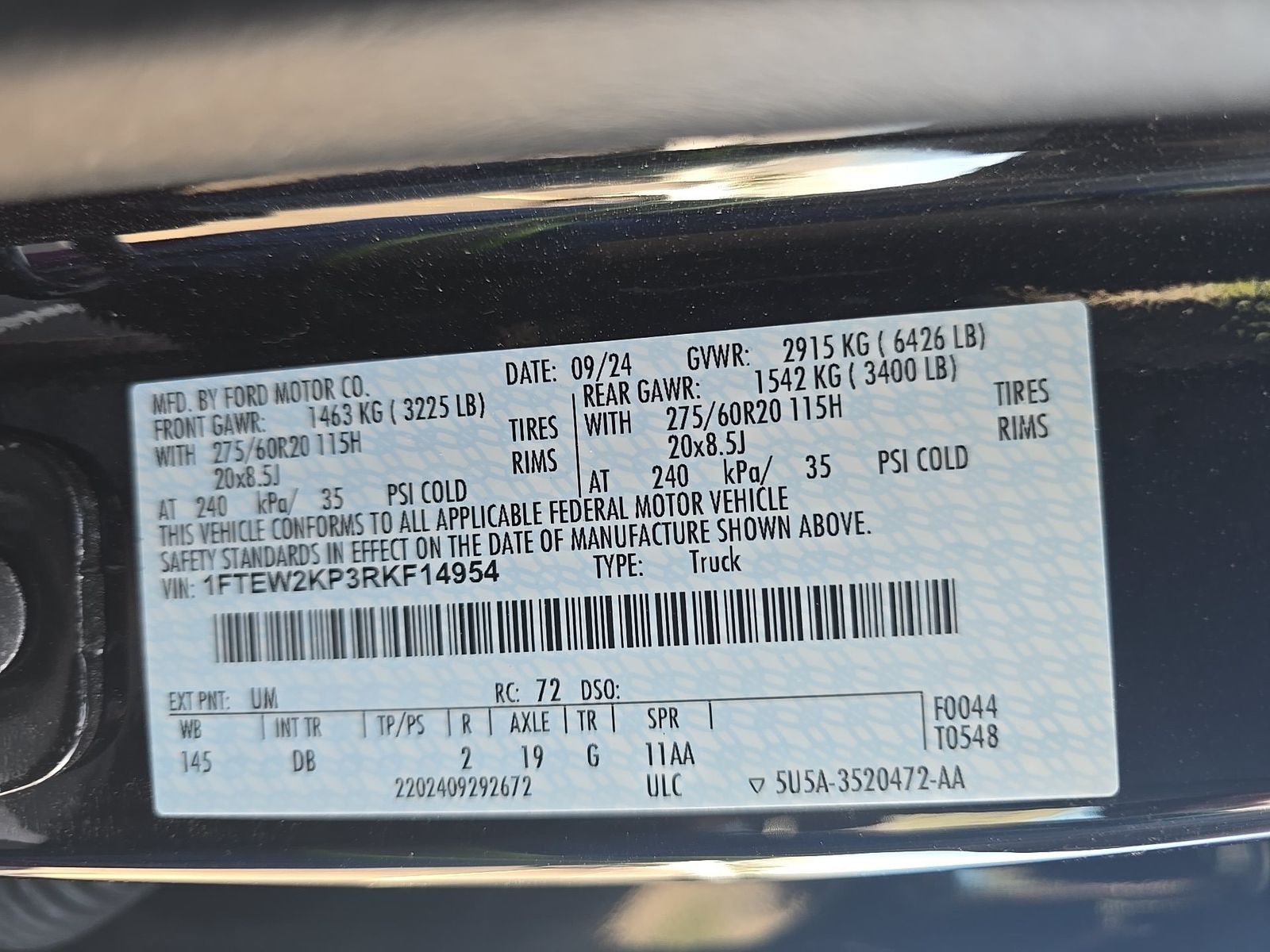 2024 Ford F-150 STX RWD