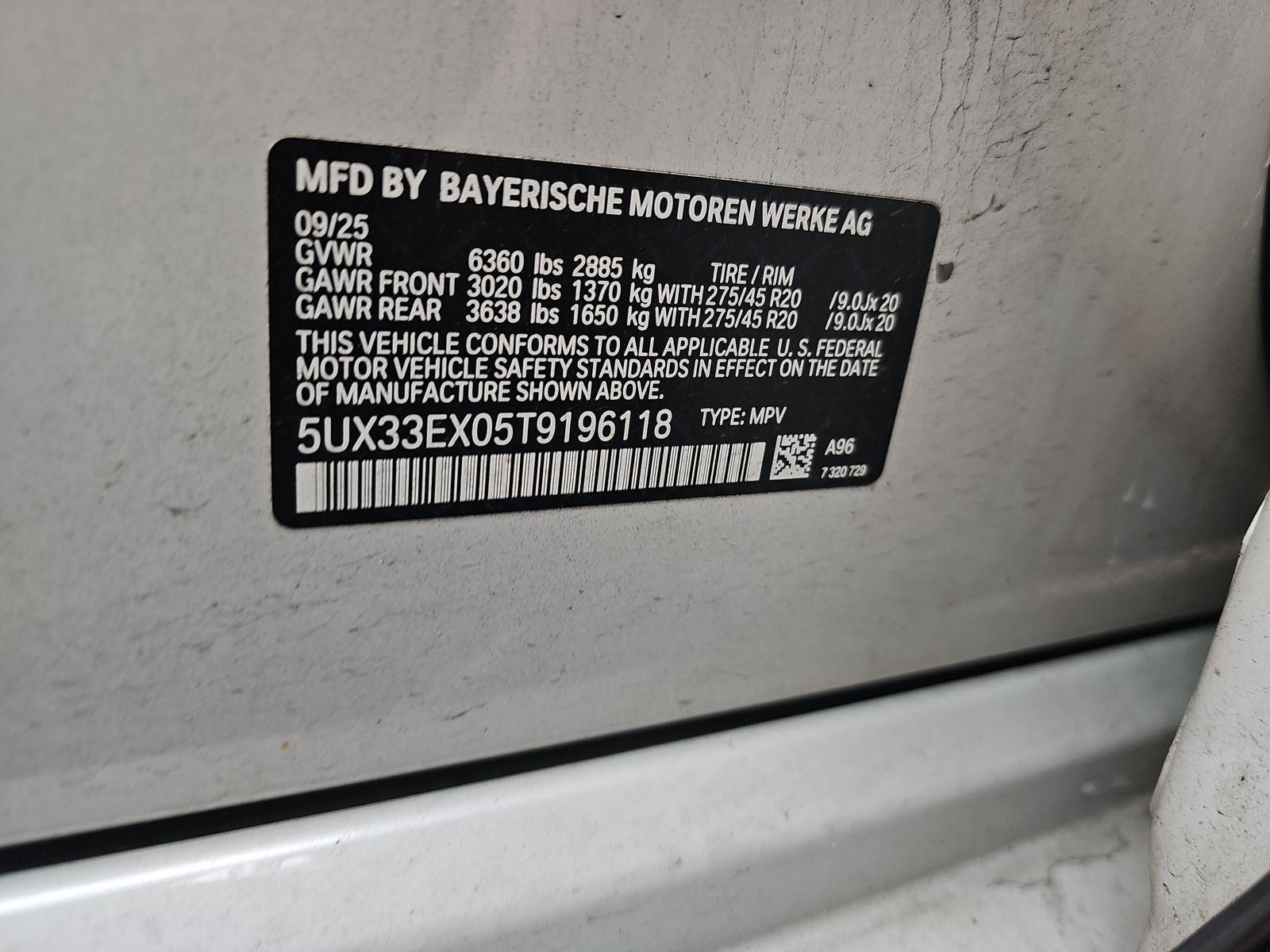 2026 BMW X6 xDrive40i AWD