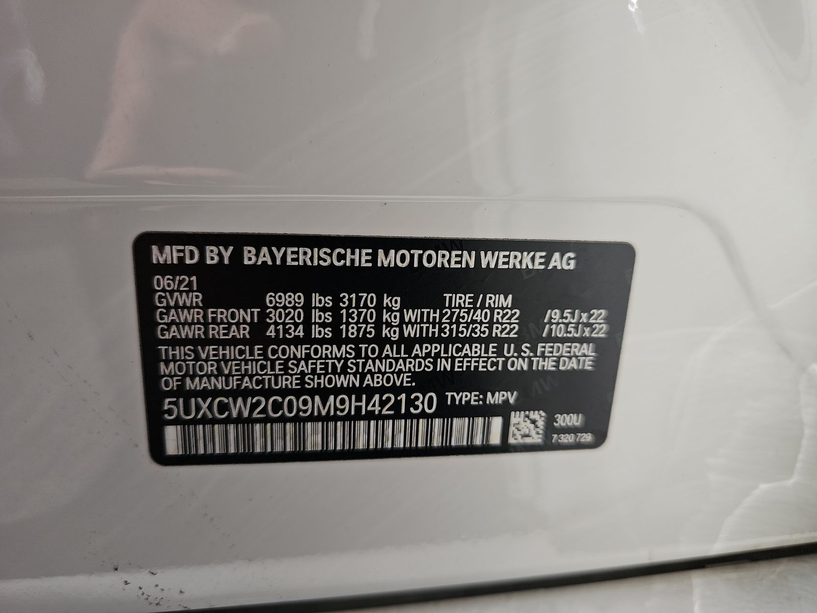 2021 BMW X7 xDrive40i AWD