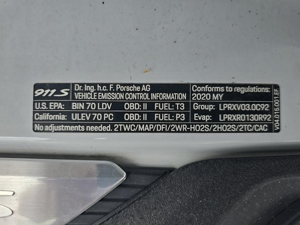 2020 Porsche 911 Carrera 4S AWD