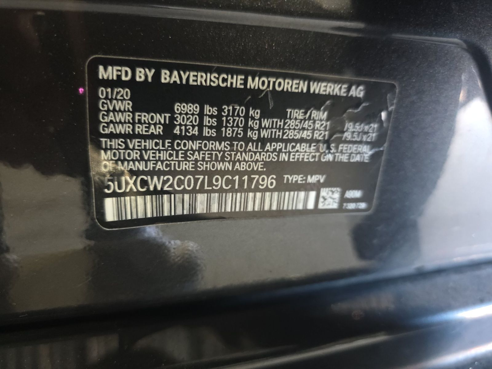 2020 BMW X7 xDrive40i AWD