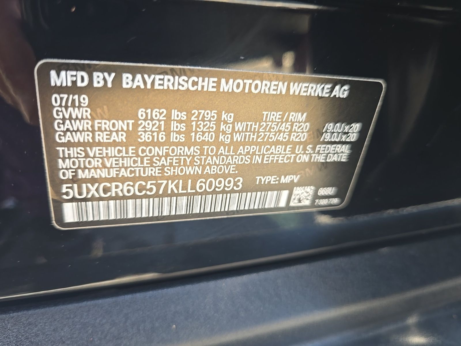 2019 BMW X5 xDrive40i AWD