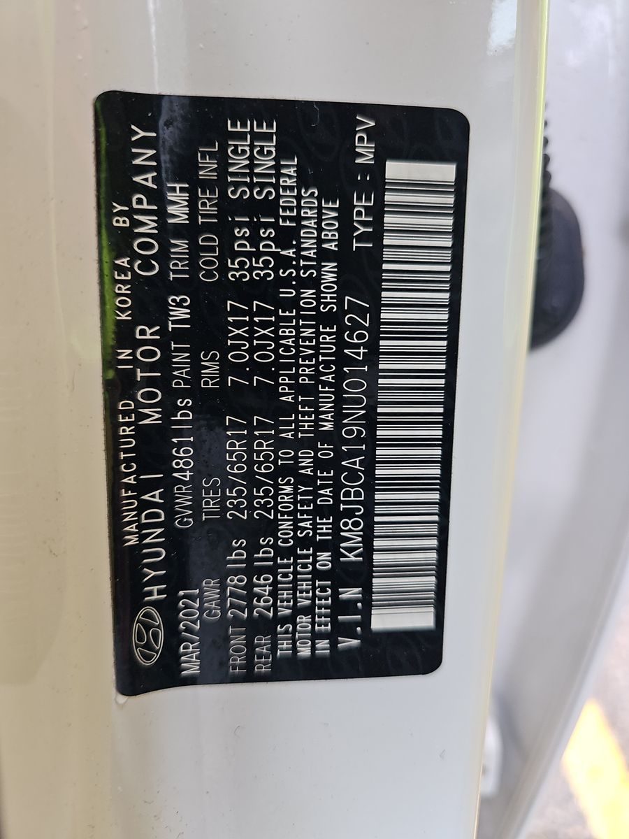 2022 Hyundai Tucson Hybrid Blue AWD