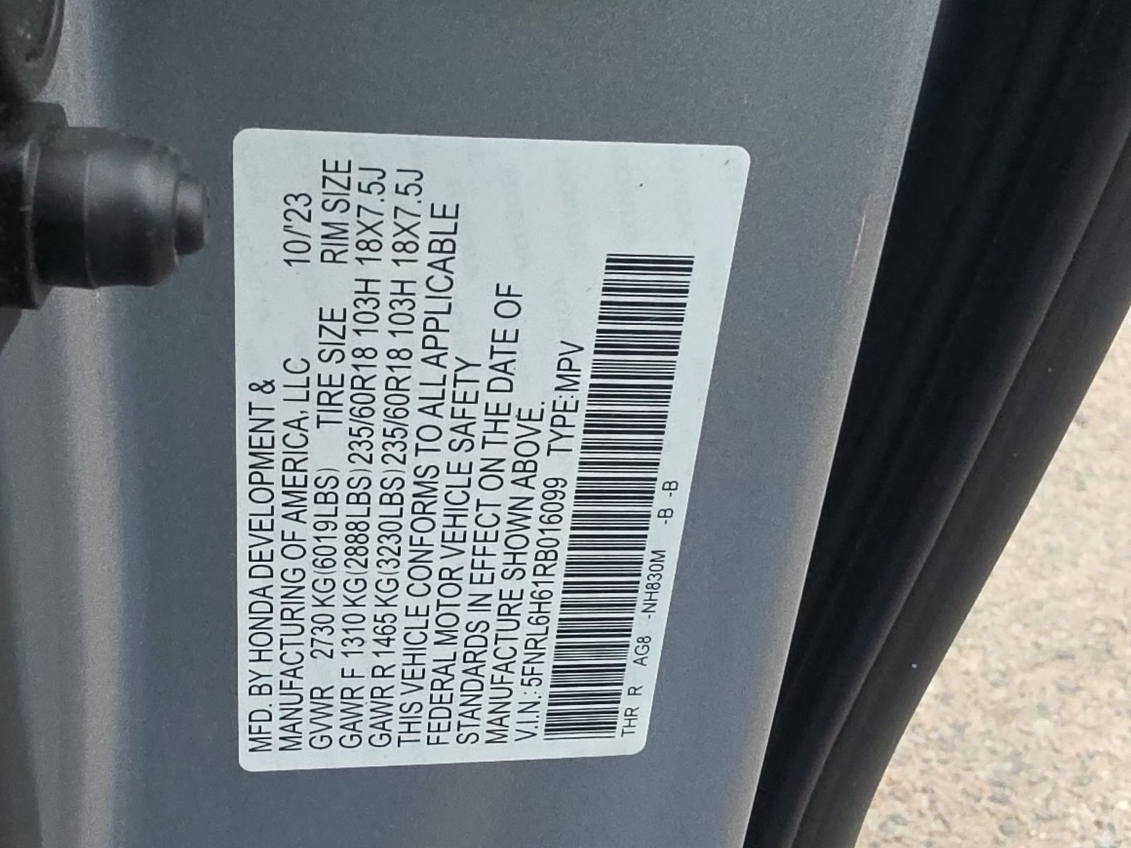 2024 Honda Odyssey EX-L FWD