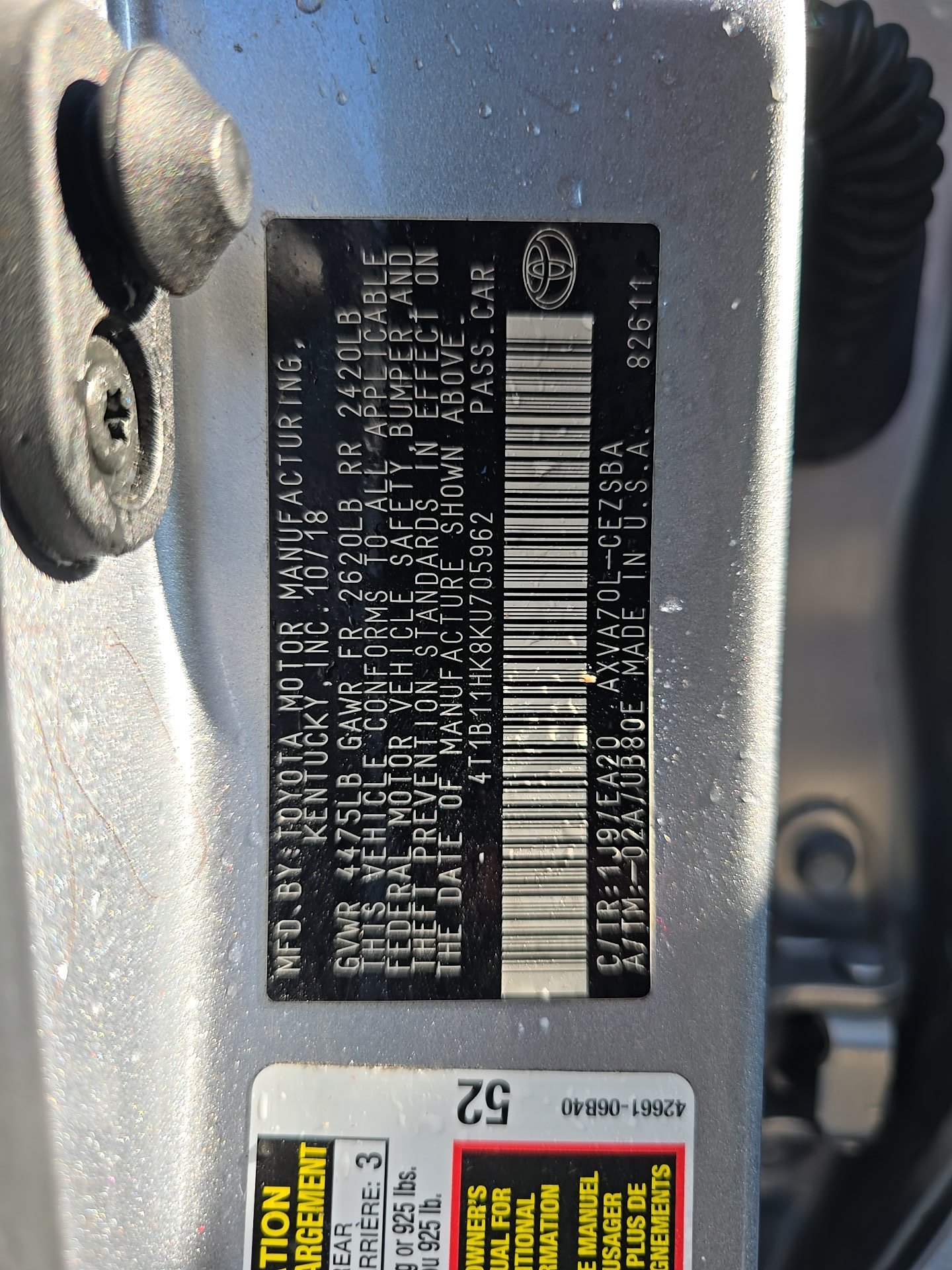 TOYOTA CAMRY - 10