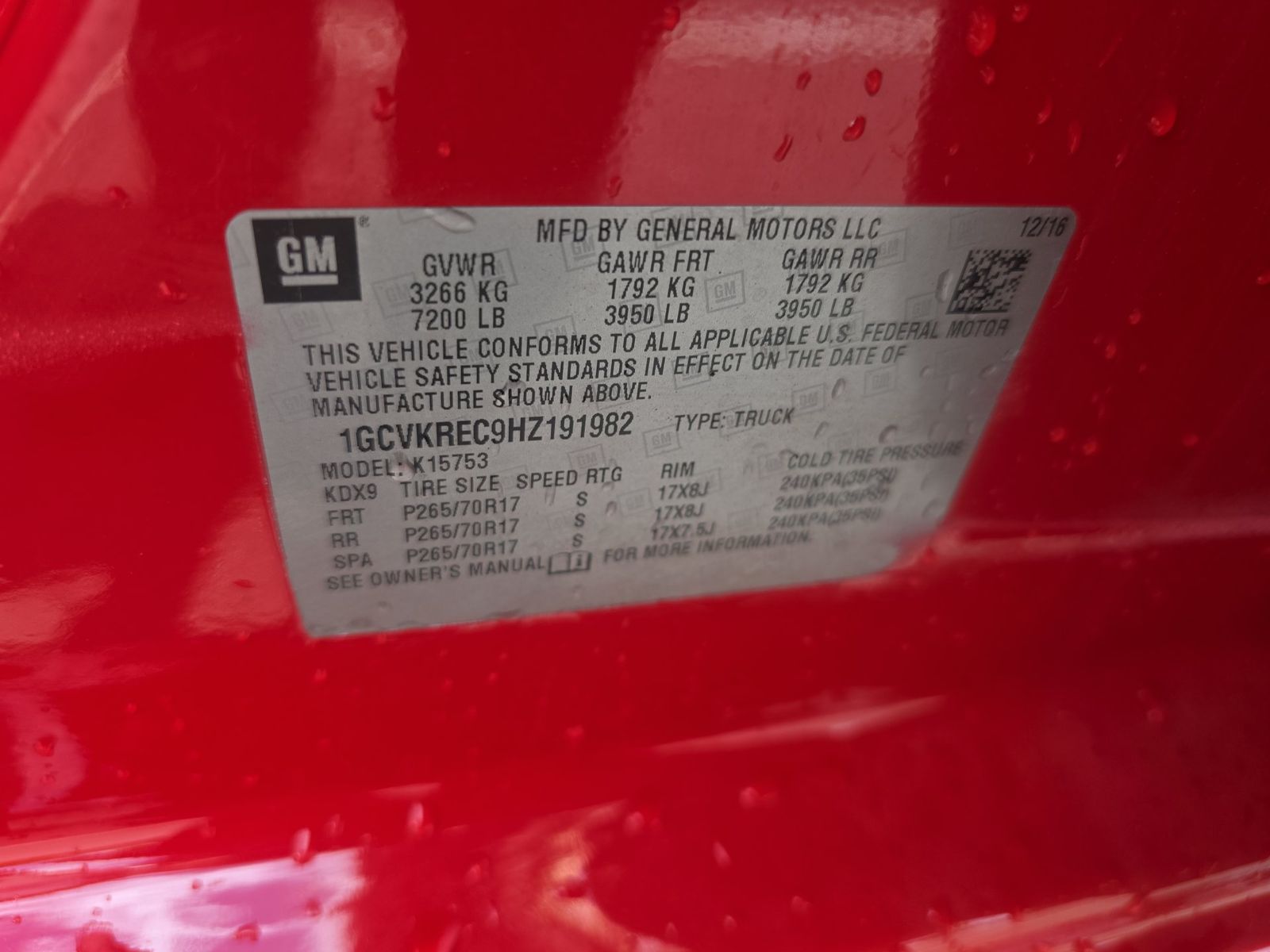 2017 Chevrolet Silverado 1500 LT AWD