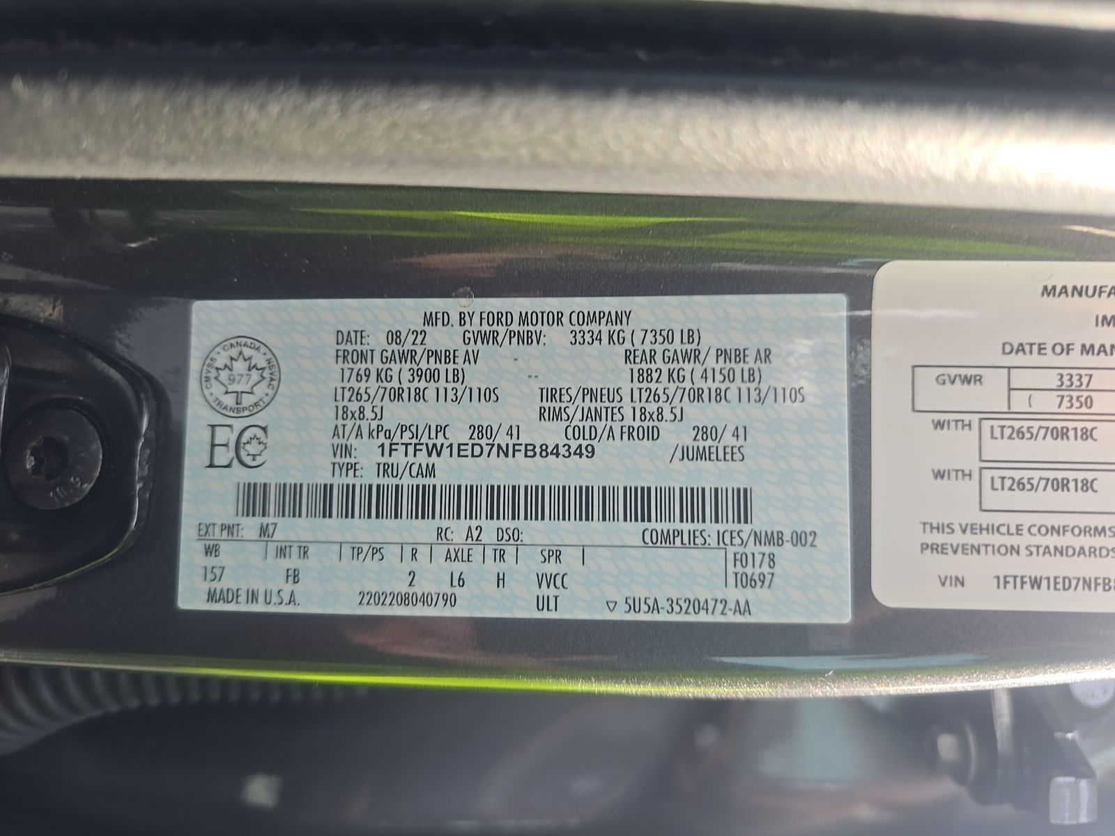 2022 Ford F-150 Hybrid XLT AWD