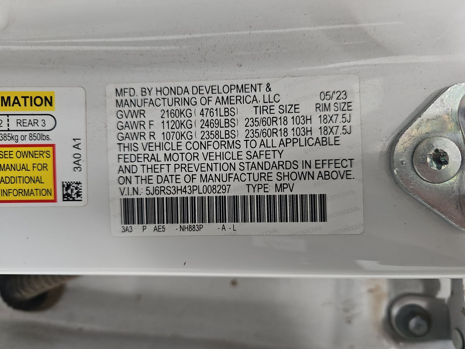 2023 Honda CR-V EX FWD