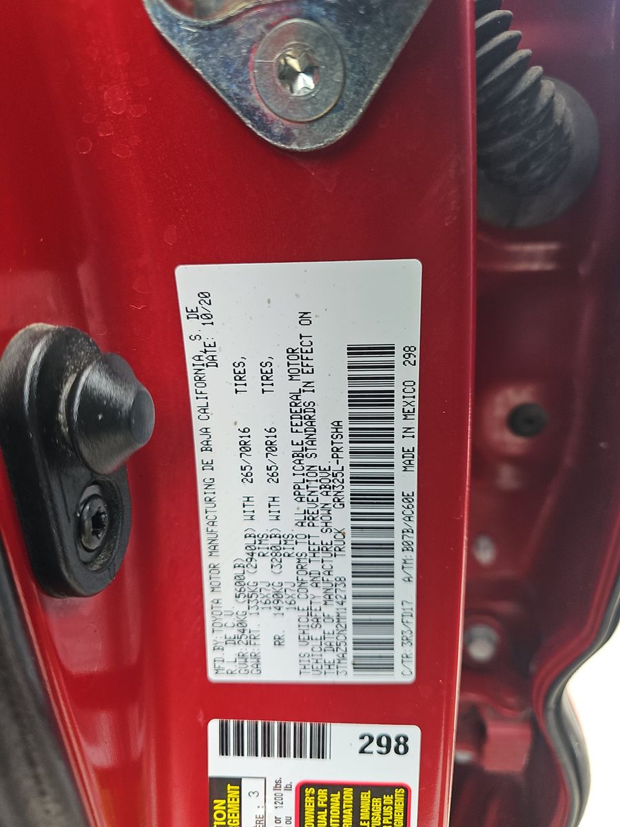 2021 Toyota Tacoma TRD Off-Road RWD