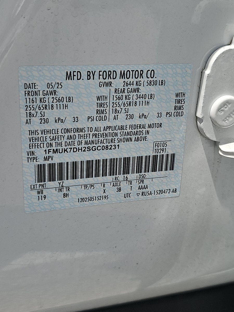 2025 Ford Explorer Active RWD