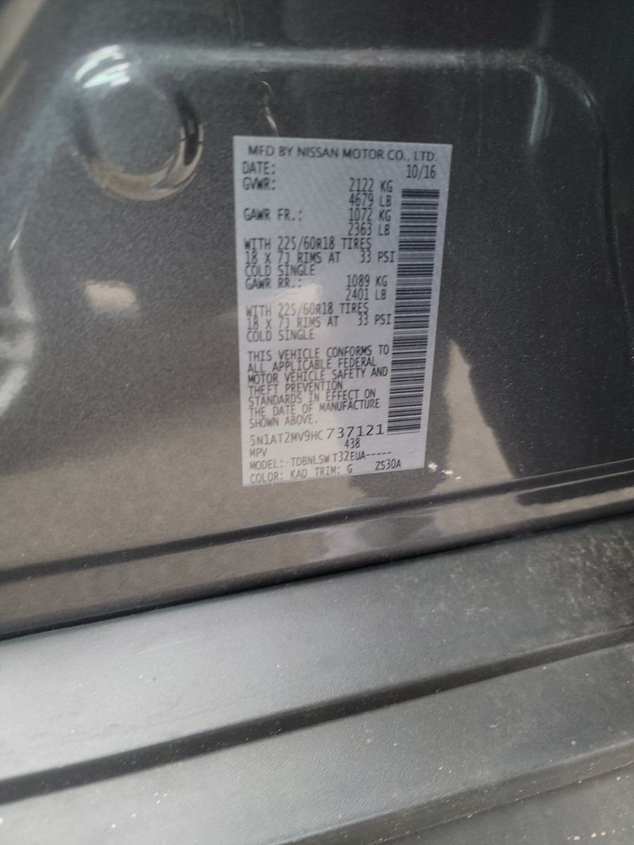 2017 Nissan Rogue SL AWD