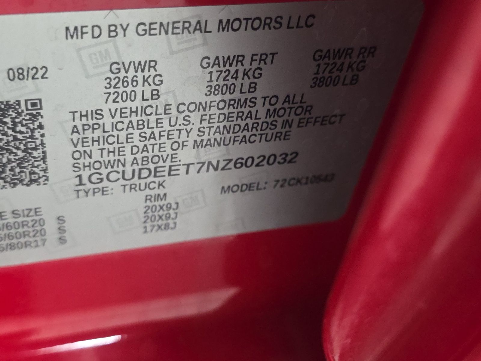 2022 Chevrolet Silverado 1500 RST AWD