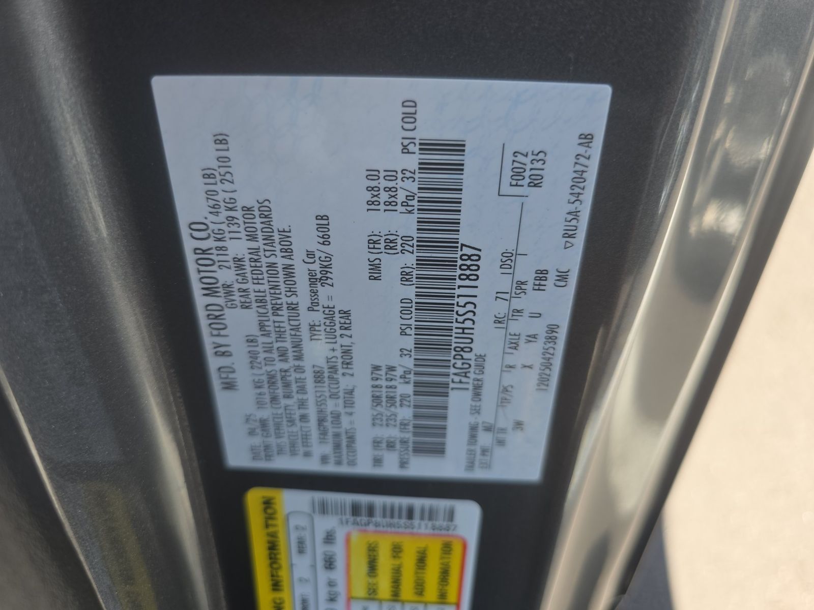 2025 Ford Mustang EcoBoost Premium RWD