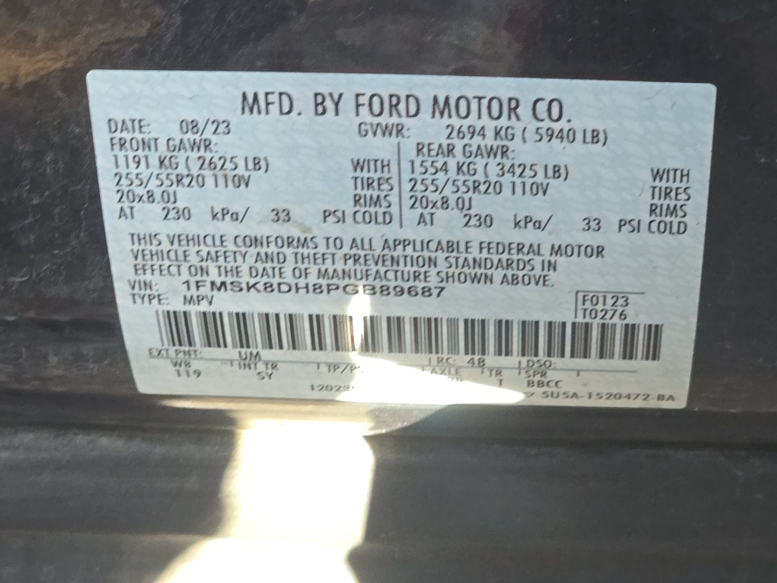 2023 Ford Explorer XLT AWD