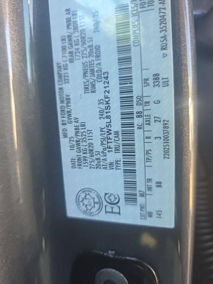 2025 Ford F-150 Lariat AWD