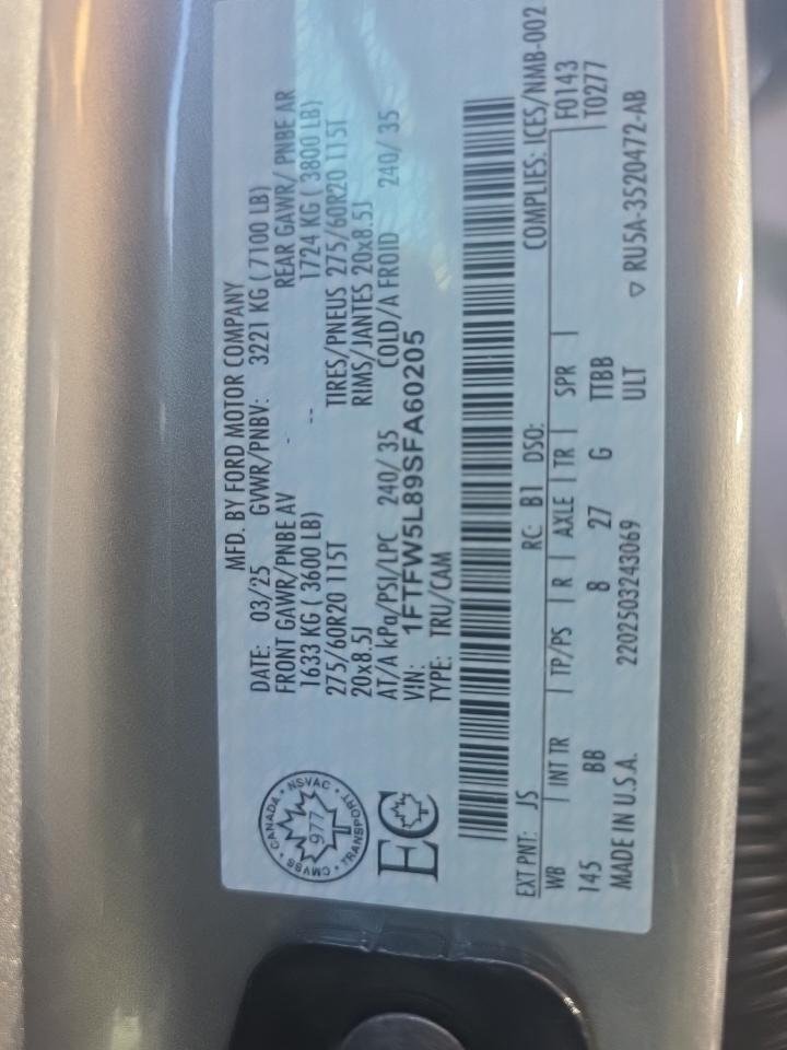 2025 Ford F-150 Lariat AWD