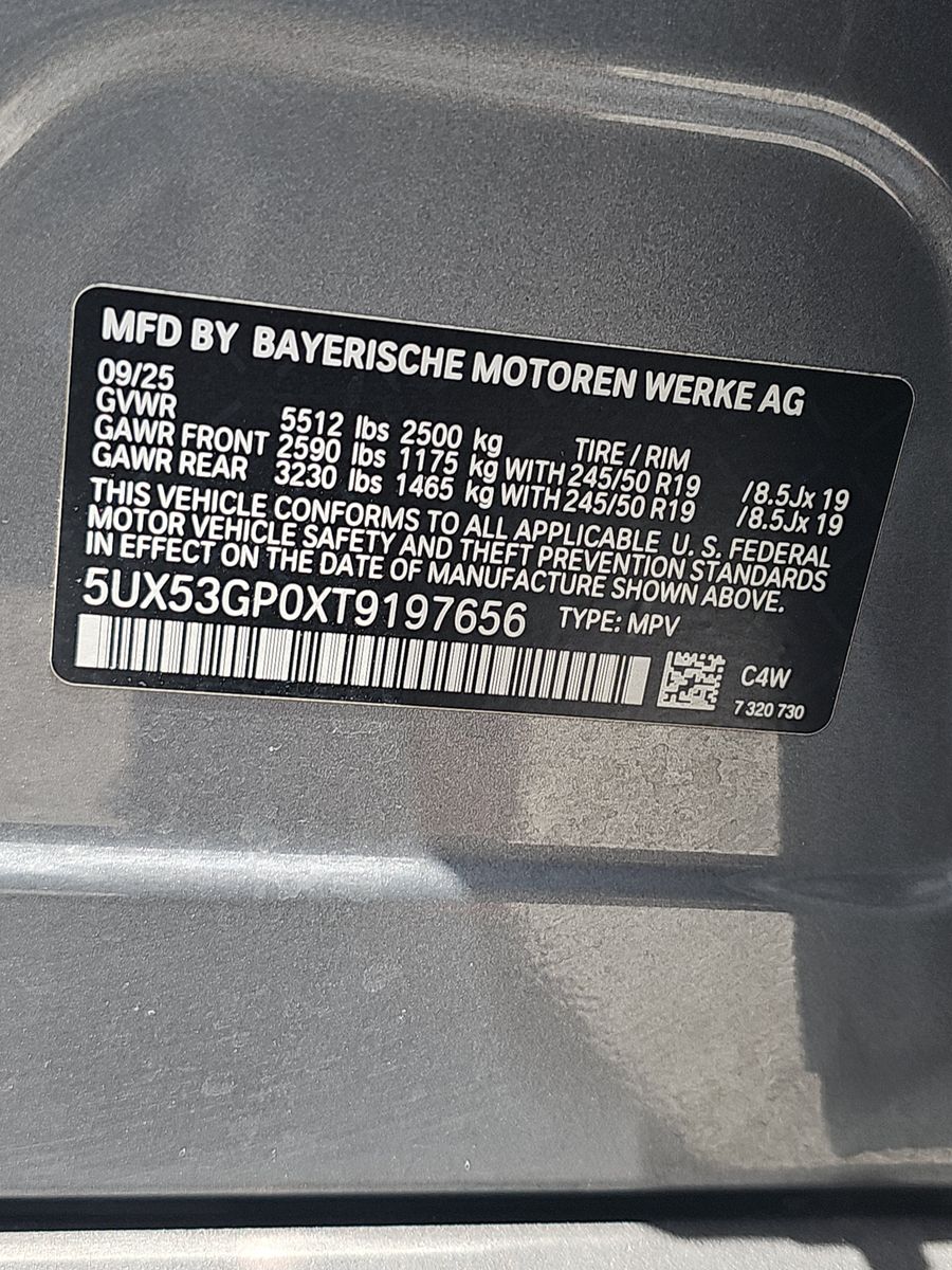 2026 BMW X3 30 xDrive AWD