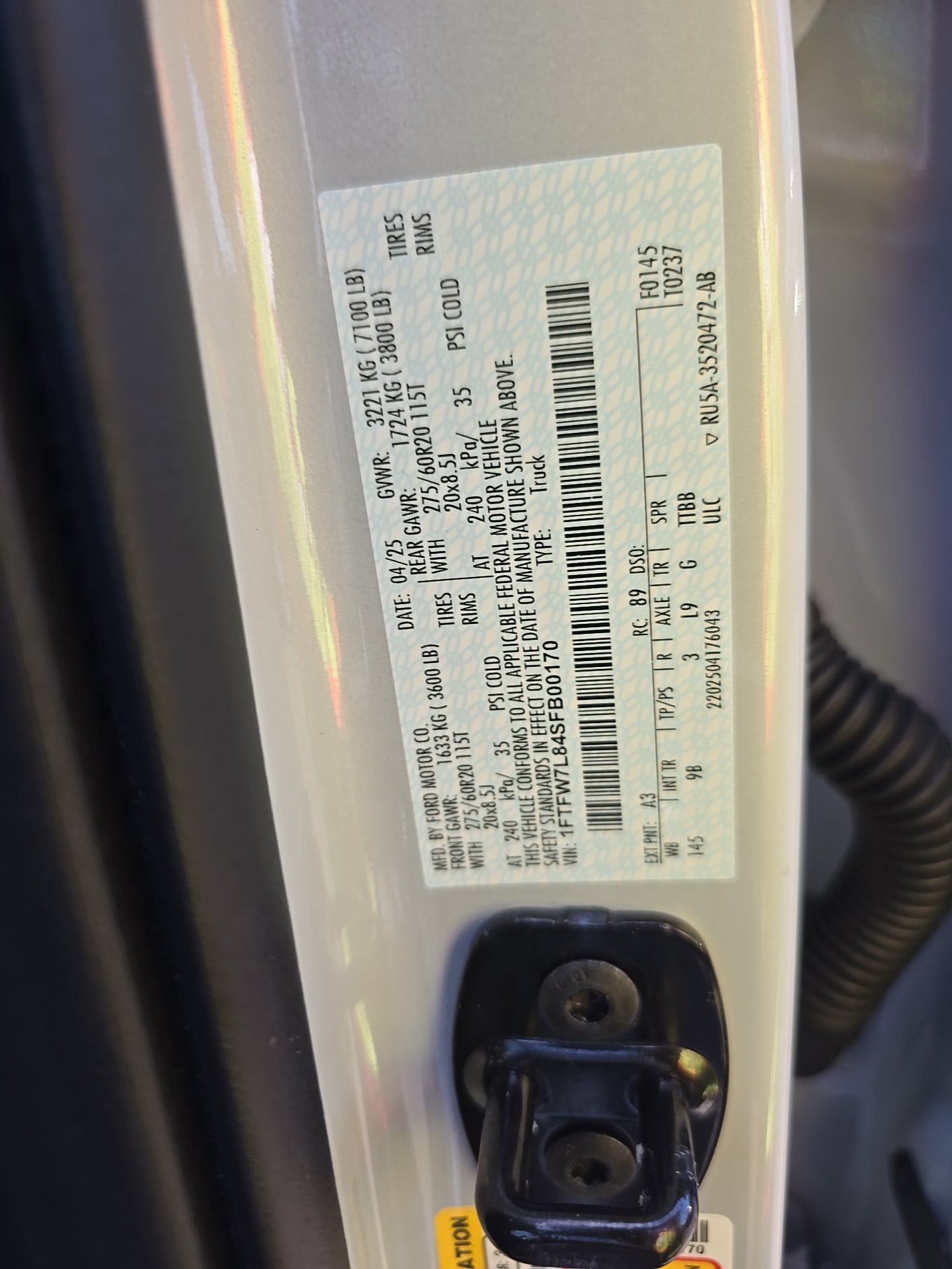 2025 Ford F-150 Platinum AWD