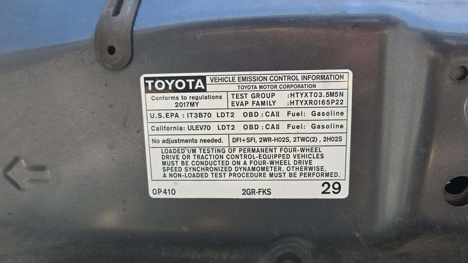 2017 Toyota Tacoma TRD Sport AWD